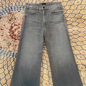 Mother Jeans Size 30 Hustler Roller Ankle High Rise Wide Leg Worn Once